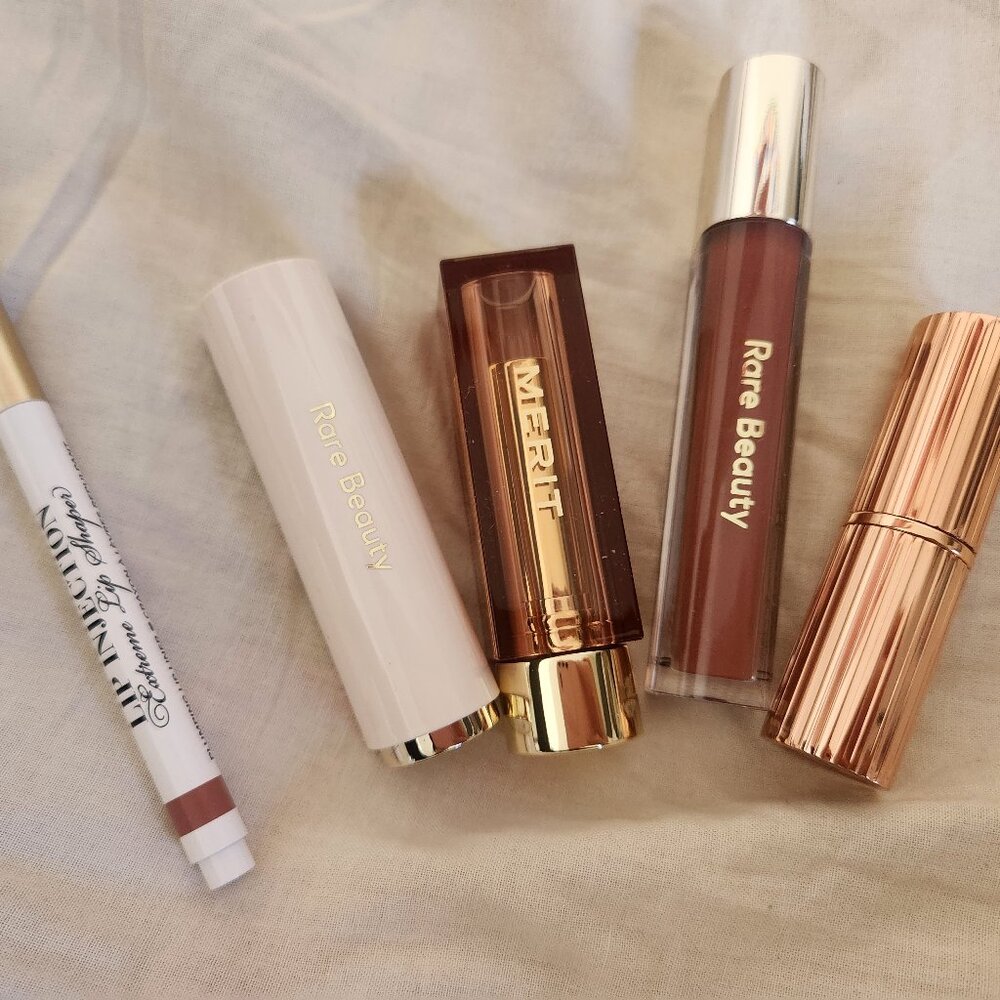 New Rare Beauty Charlotte Tilbury Lip Bundle